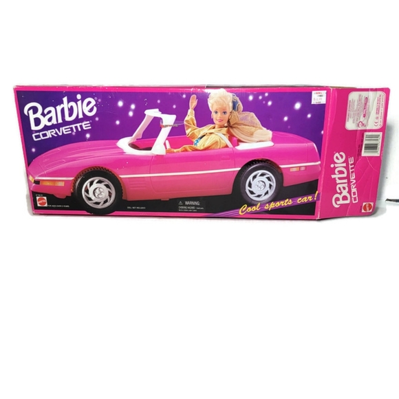 Mattel Other - Mattel Barbie VTG 1995 Pink Corvette Convertible Sports Car 67164-91;